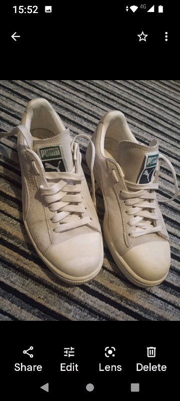 puma trainers size 4